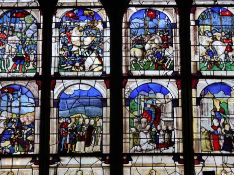 Godefroy de Bouillon : Vitrail de la Cathédrale de Moulins